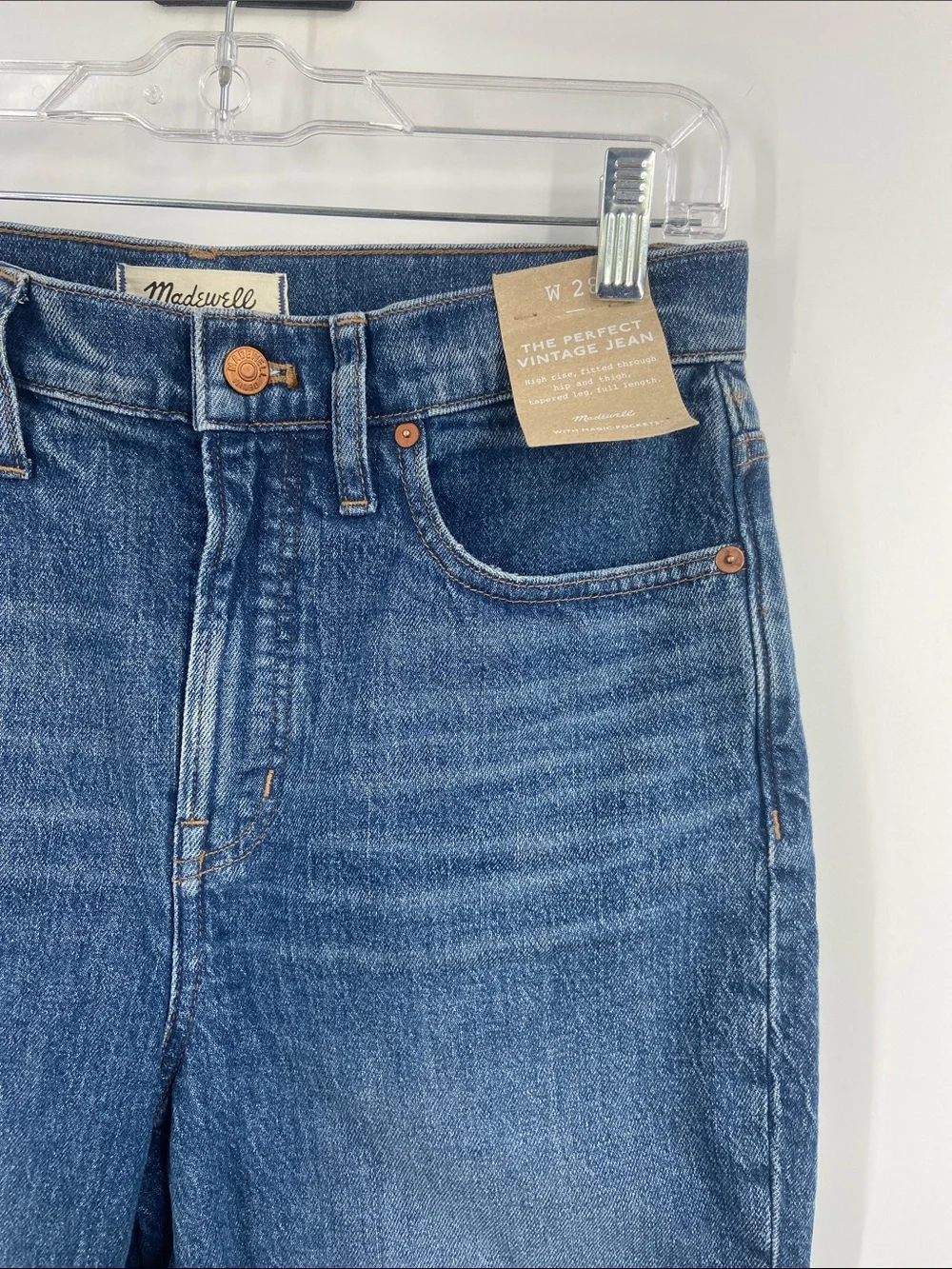 NWT Madewell The Perfect Vintage Jean size 28